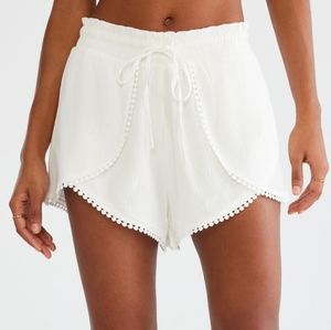 Aeropostale Crinkled High-Rise Petal Skort